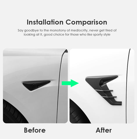 TESERY Thunder Side Camera Cover for Model 3/Y | 5 Colors