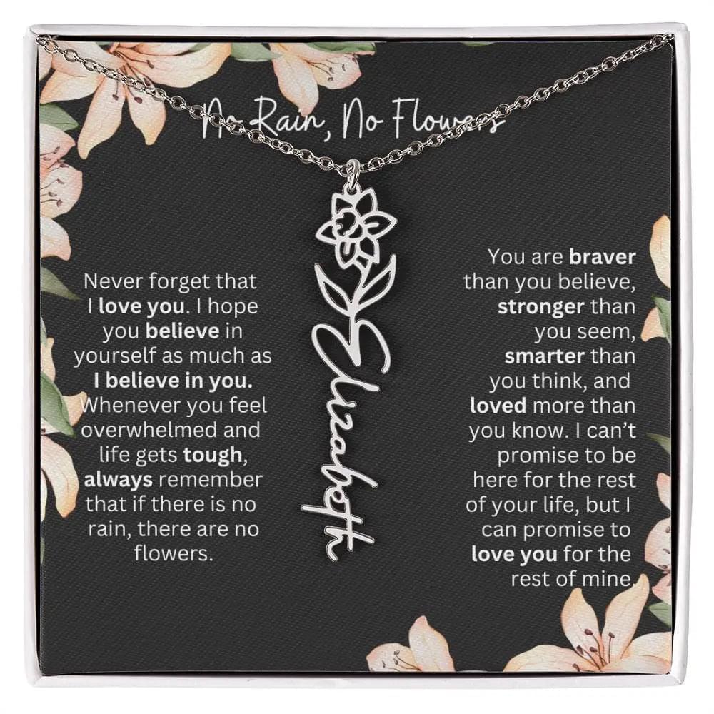 To My Beautiful Daughter Necklace