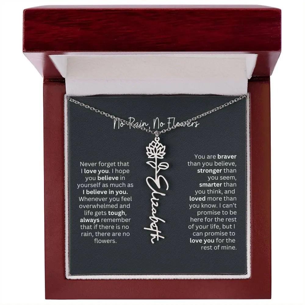 To My Daughter Necklace From Dad