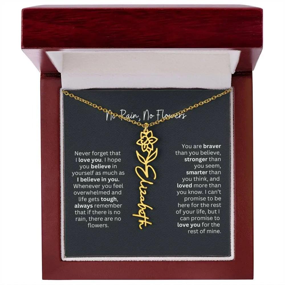To My Daughter Necklace From Dad