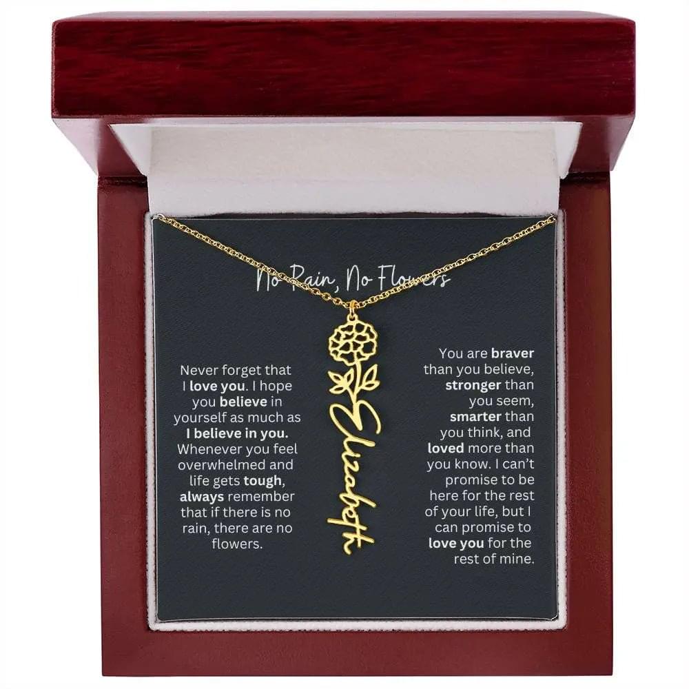 To My Daughter Necklace From Dad
