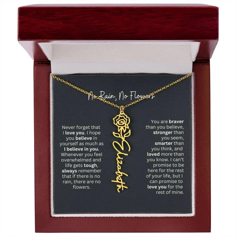 To My Daughter Necklace From Dad