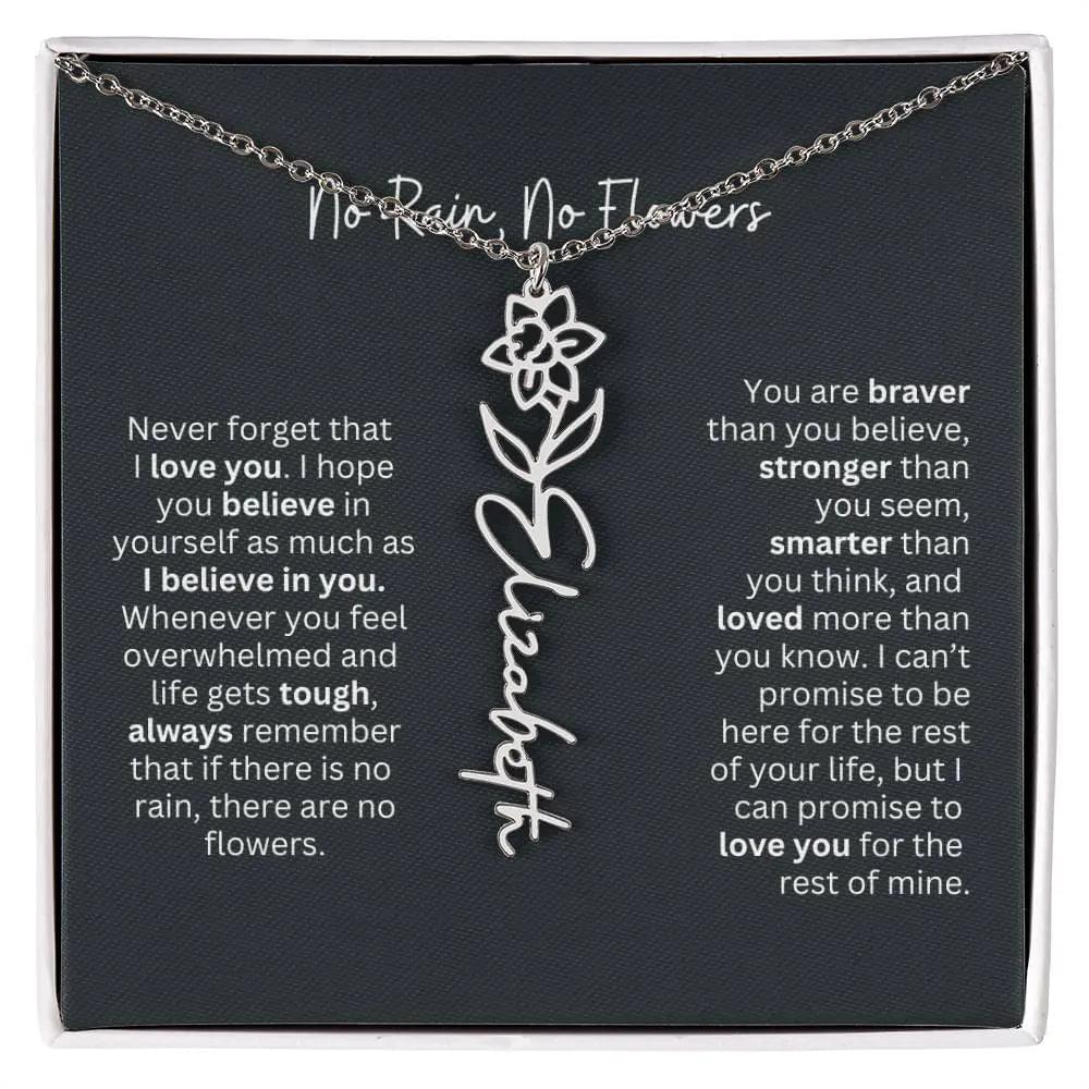 To My Daughter Necklace From Dad