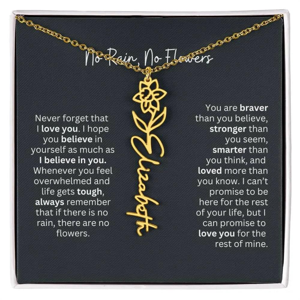 To My Daughter Necklace From Dad