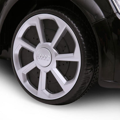 TOBBI 12V Audi TT RS Electric Ride On Car for Kids in Sleek Black Design