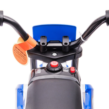TOBBI 12V Electric Dirt Bike for Kids - Powered Motorbike with Realistic Design