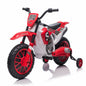 TOBBI 12V Electric Dirt Bike for Kids with Training Wheels - Realistic Motorbike Experience
