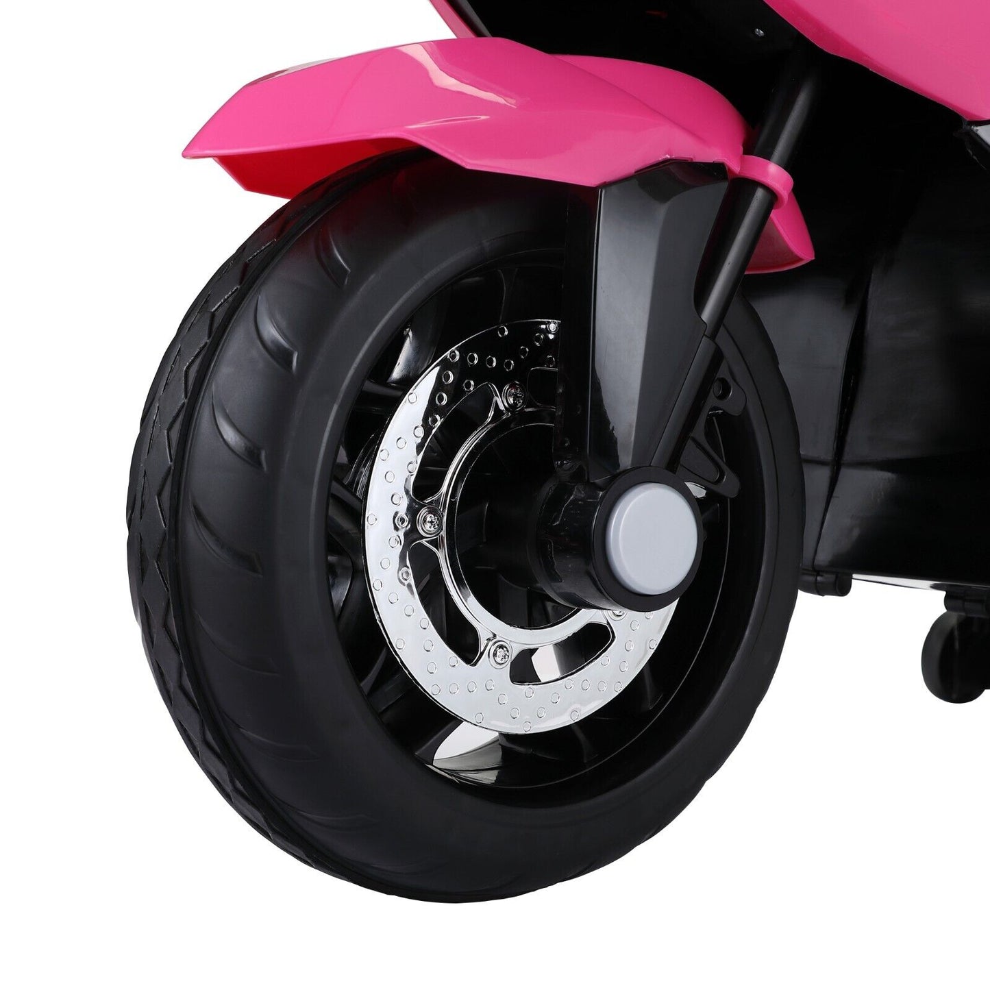 TOBBI 12V Electric Ride-On Motorcycle for Kids with Training Wheels