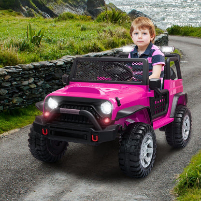 TOBBI 12V Electric Ride-On Truck for Kids with Remote Control