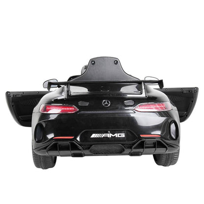 TOBBI 12V Kids Electric Mercedes-Benz Car Ride On Toy in Black