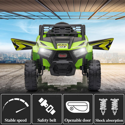 12V Kids Electric Off-Road UTV Toy Car with LED Lights