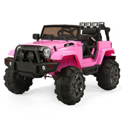 TOBBI 12V Kids Electric Wrangler Ride On Toy with Remote Control