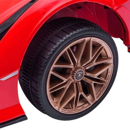 TOBBI 12V Kids Lamborghini SIAN Electric Car with Remote Control - The Perfect Ride for Young Drivers