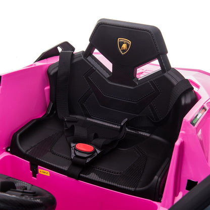 TOBBI 12V Kids Lamborghini SIAN Electric Ride-On Car with Parental Remote Control