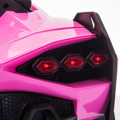 TOBBI 12V Kids Lamborghini SIAN Electric Ride-On Car with Parental Remote Control