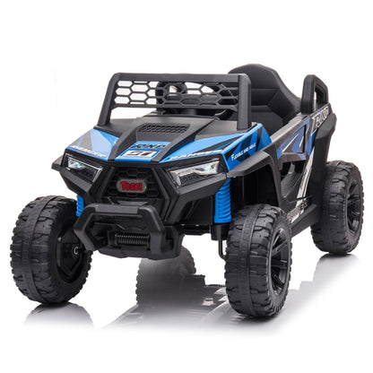 12V Electric Kids Ride-On Off-Road UTV Truck with Headlights, Music, and Horn