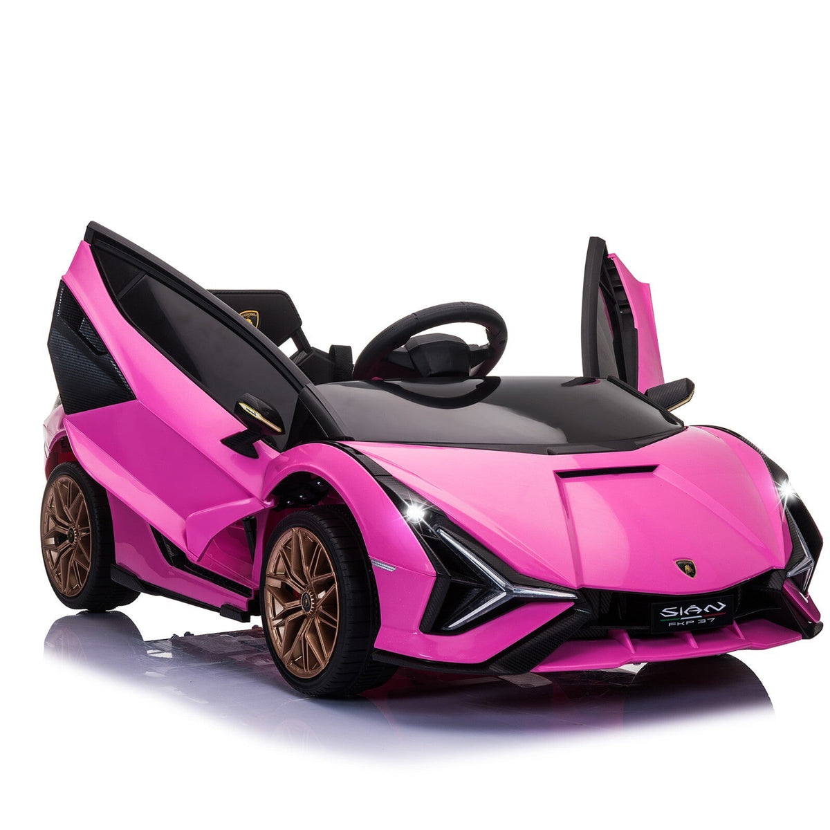 12V Kids Electric Ride-On Lamborghini Sian Car with Remote Control