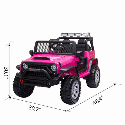 TOBBI 12V Kids Ride-On Truck with Remote Control and Electric Battery Power