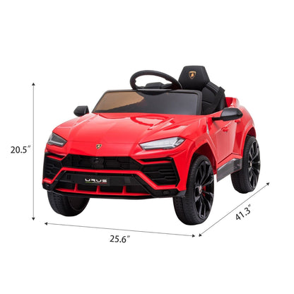TOBBI 12V Lamborghini Urus Kids Ride-On Car with Remote Control - Licensed Electric Toy in 4 Vibrant Colors