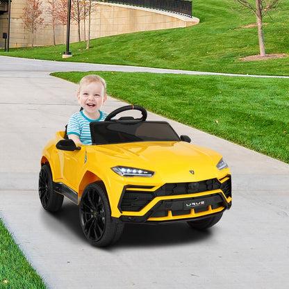 TOBBI 12V Lamborghini Urus Kids Ride-On Car with Remote Control - Licensed Electric Toy in 4 Vibrant Colors
