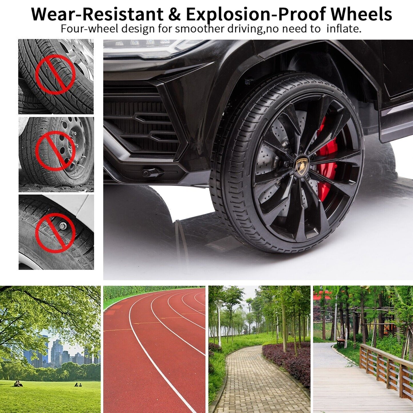 TOBBI 12V Lamborghini Urus Licensed Kids Ride on Car - Electric Motorized Vehicle for Endless Fun!