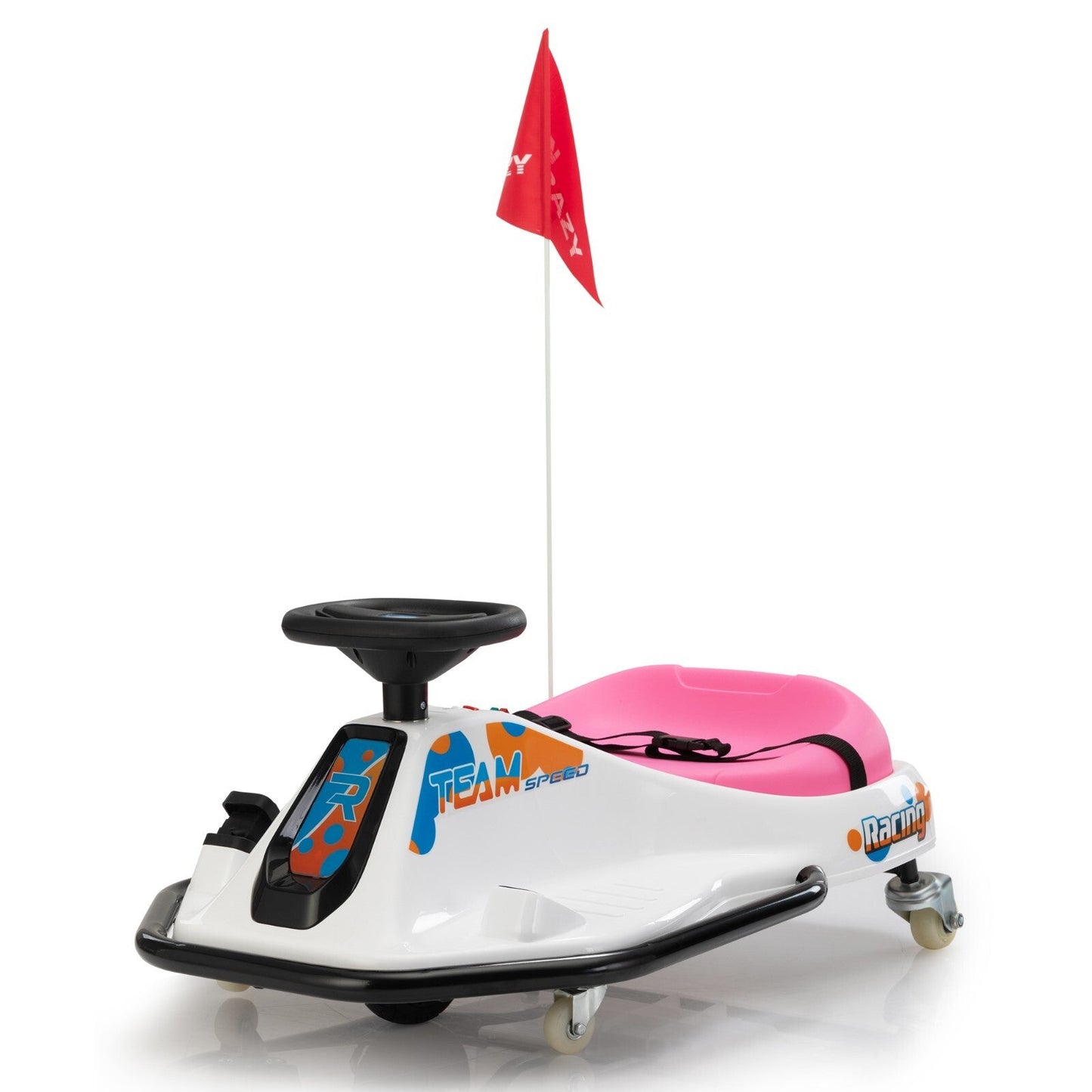 24V Electric Ride-On Drift Go-Kart Toy for Kids Ages 6-12