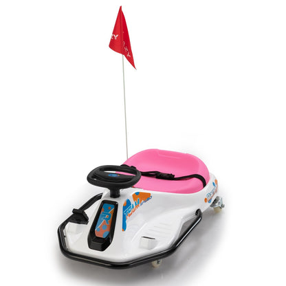 24V Electric Ride-On Drift Go-Kart Toy for Kids Ages 6-12