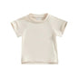 Toddler Kids Baby Girls Boys Summer Casual Tops - # BOAA11510016