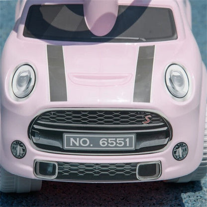 Pink Toddler Ride-On Toy with Horn and Safety Features for Ages 18-36 Months