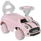 Pink Toddler Ride-On Toy with Horn and Safety Features for Ages 18-36 Months