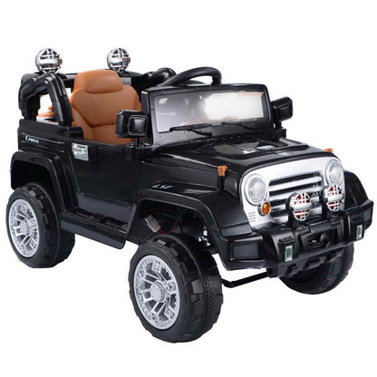 12V Electric Kids Ride-On Truck with Remote Control and Lights