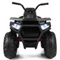 12V Kids Electric Ride-On Car Toy with LED Lights and Music – Black/Red