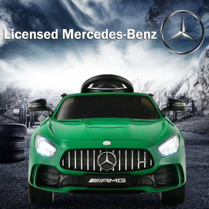 12V Electric Ride-On Car for Kids Licensed Mercedes-Benz GTR Battery Powered