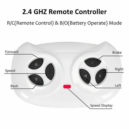 Kids Electric Ride-On Truck with 2.4 GHz Remote Controller