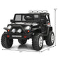 12V Electric Kids Ride-On Truck with Remote Control and Rechargeable Battery