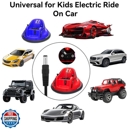24V Battery Charger for Kids Electric Ride-On Car Toy with 24 Volt Power Bump