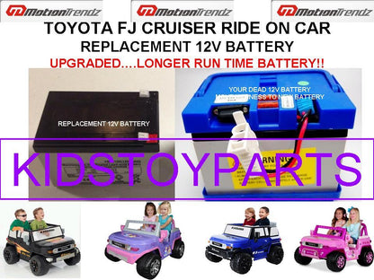 12V Replacement Battery for FJ Cruiser with Extended Run Time