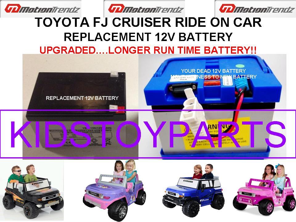 12V Replacement Battery for FJ Cruiser with Extended Run Time