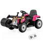 12V Electric Tractor with Remote Control, Music, and LED Lights for Kids