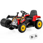 12V Electric Tractor with Remote Control, Music, and LED Lights for Kids