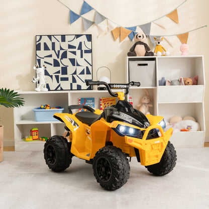ATV-Inspired 12V Battery Powered Ride-on Toy Car for Kids in Eye-Catching Colors