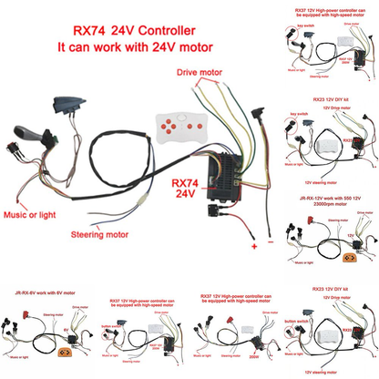 Transform Your Child's Ride-On Toy with Weelye's Electric Wire and Switch Kit for Kids