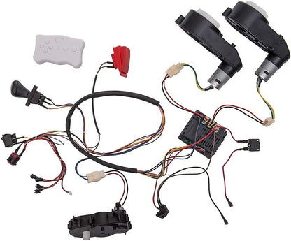 12V Ride-On Car Modification Kit with Wiring and Motors for Kids