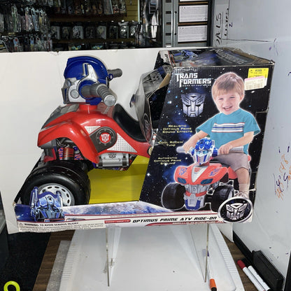 Optimus Prime Dark of the Moon ATV Ride-On Vehicle for Ages 3+ up to 44 lbs