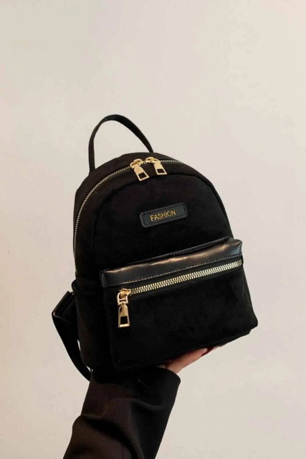 Accessories Trendsi Suede Mini Backpack Women's Stylish Accessory Adjustable Strap Bag