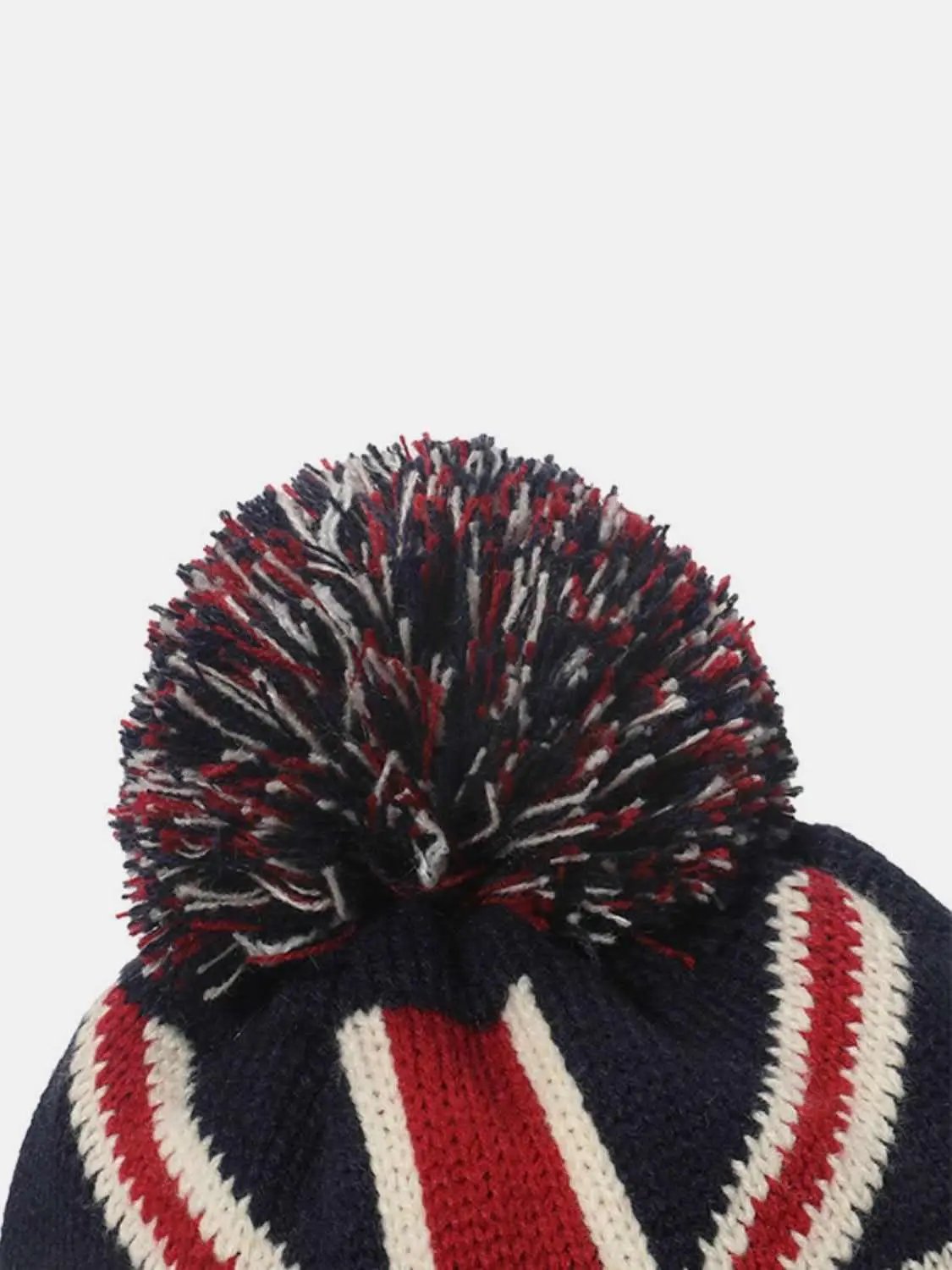 Sweaters Trendsi US Flag Knit Hat Unisex Patriotic Winter Warm Headwear