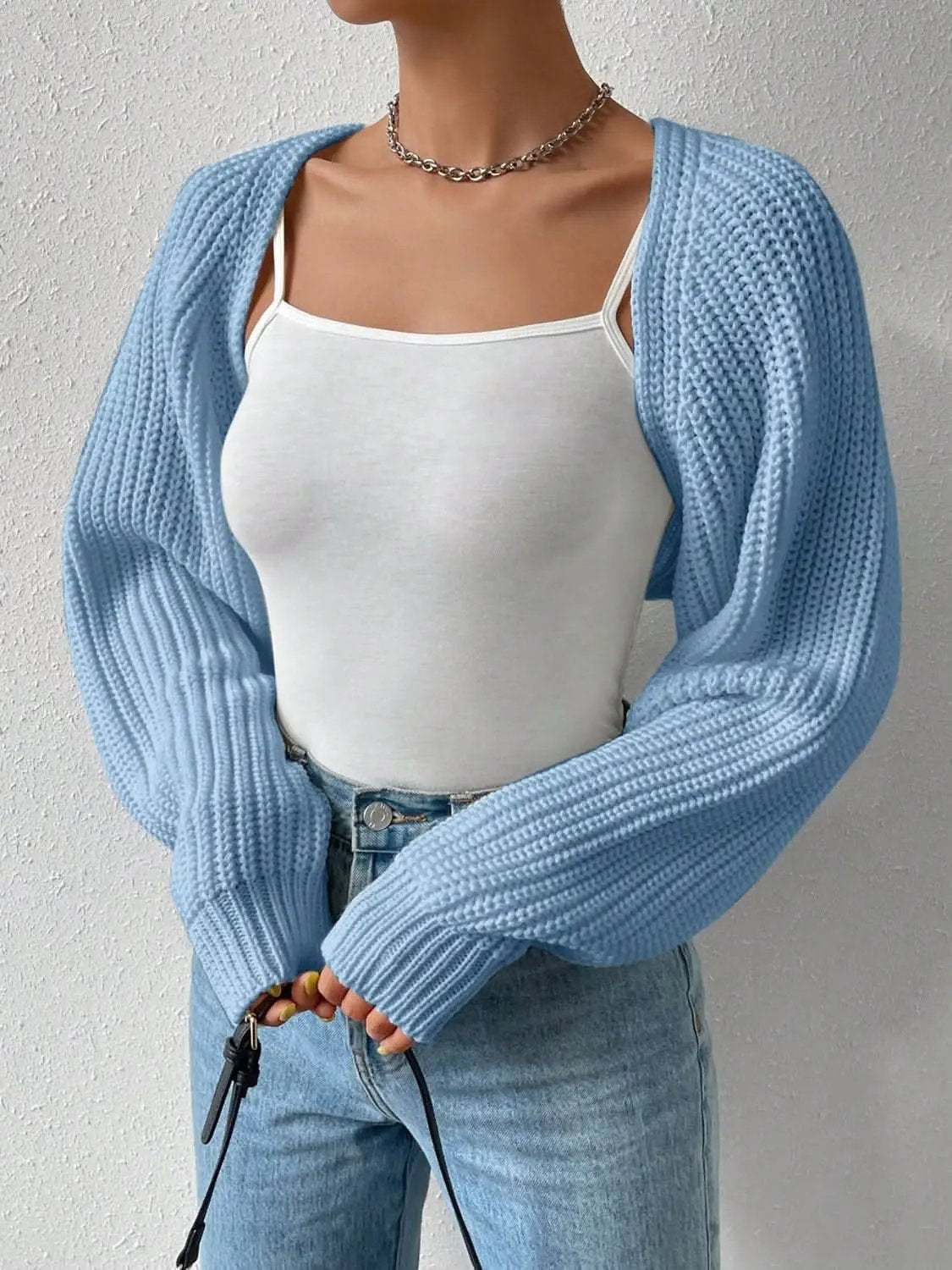 Sweaters Trendsi Chic Honey Cardigan Women's Versatile Layer Open Front Acrylic Cardigan