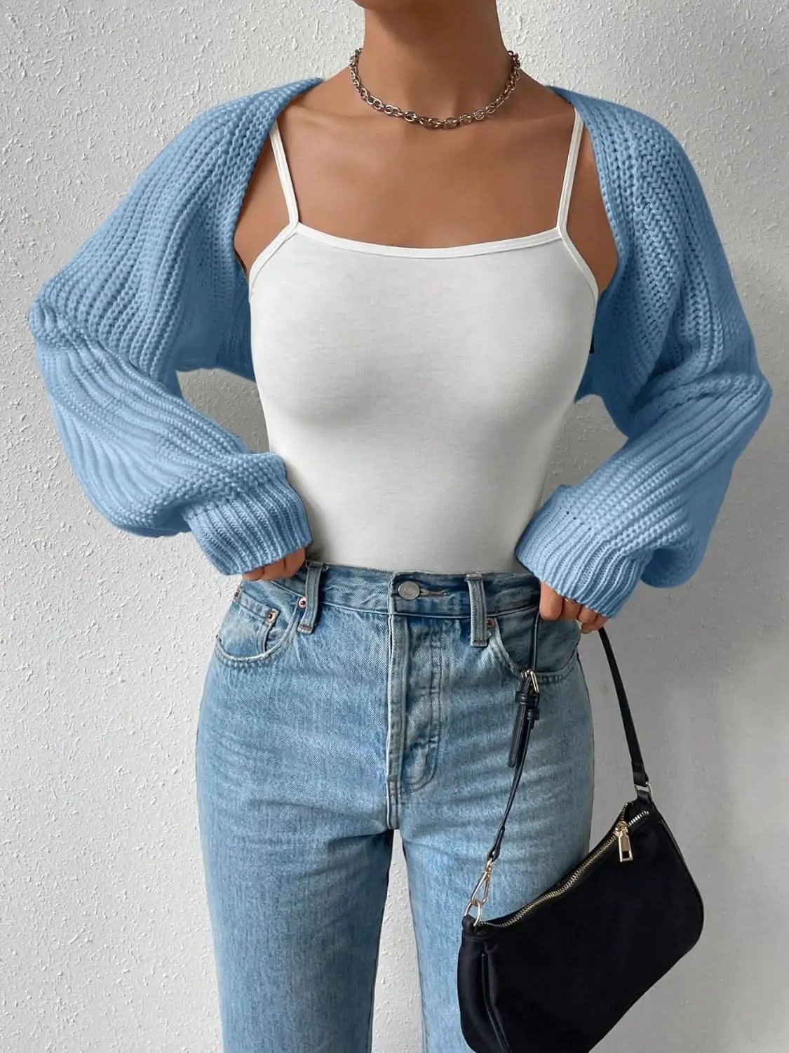 Sweaters Trendsi Chic Honey Cardigan Women's Versatile Layer Open Front Acrylic Cardigan