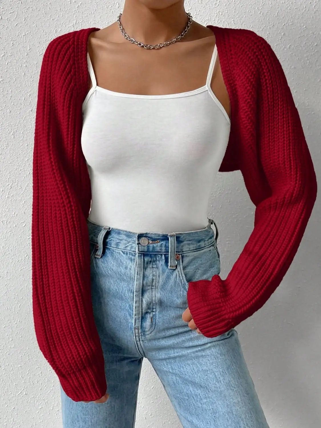 Sweaters Trendsi Chic Honey Cardigan Women's Versatile Layer Open Front Acrylic Cardigan