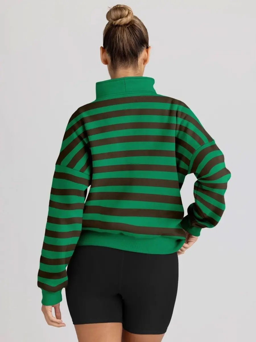 Oversized Half Zip Sweatshirt Cozy by Love Salve